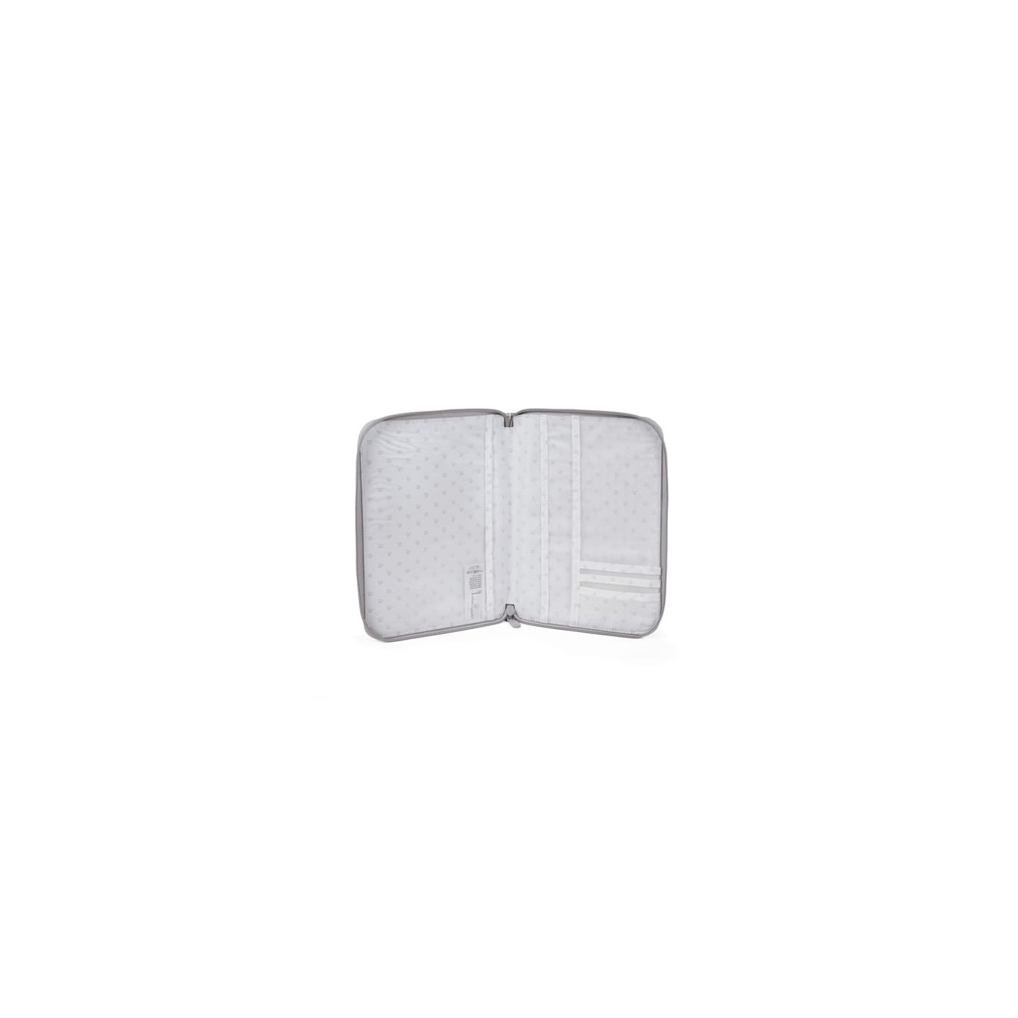 Portadocumentos Little Bloom Vichy Gris
