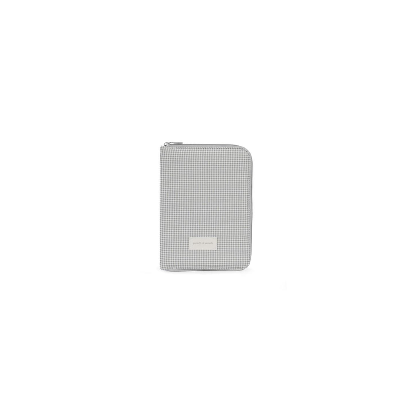 Portadocumentos Little Bloom Vichy Gris