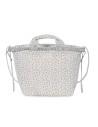 Bolsa Canastilla Little Bloom Flor Gris