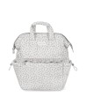 Mochila Little Bloom Flor Gris