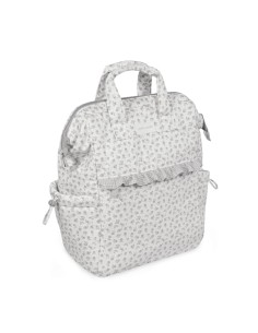 Mochila Little Bloom Flor Gris 2