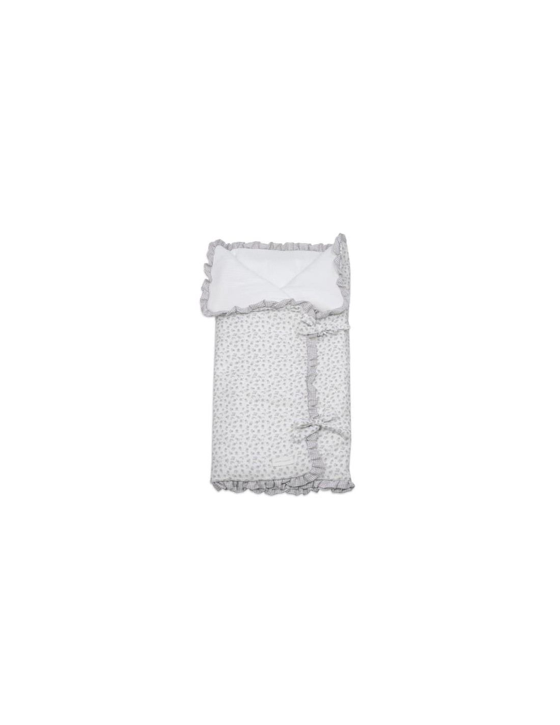 Arrullo/Manta Little Bloom Flor Gris TOG 2,5