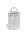 Bolsa Bucket Little Bloom Flor Gris