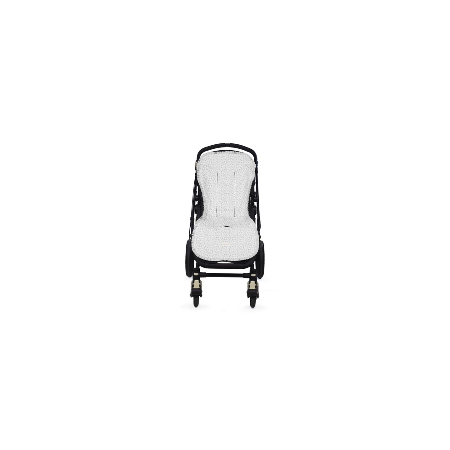 Colchoneta Little Bloom Flor Gris