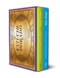 Estuche dorado de Willy Wonka