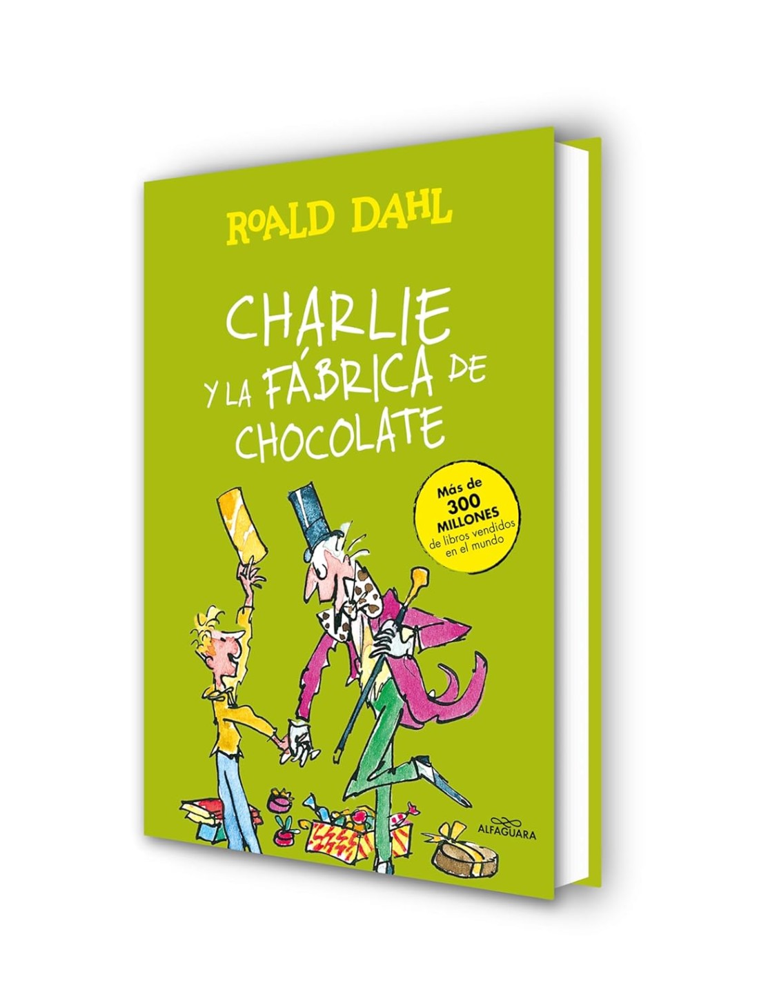 Estuche dorado de Willy Wonka