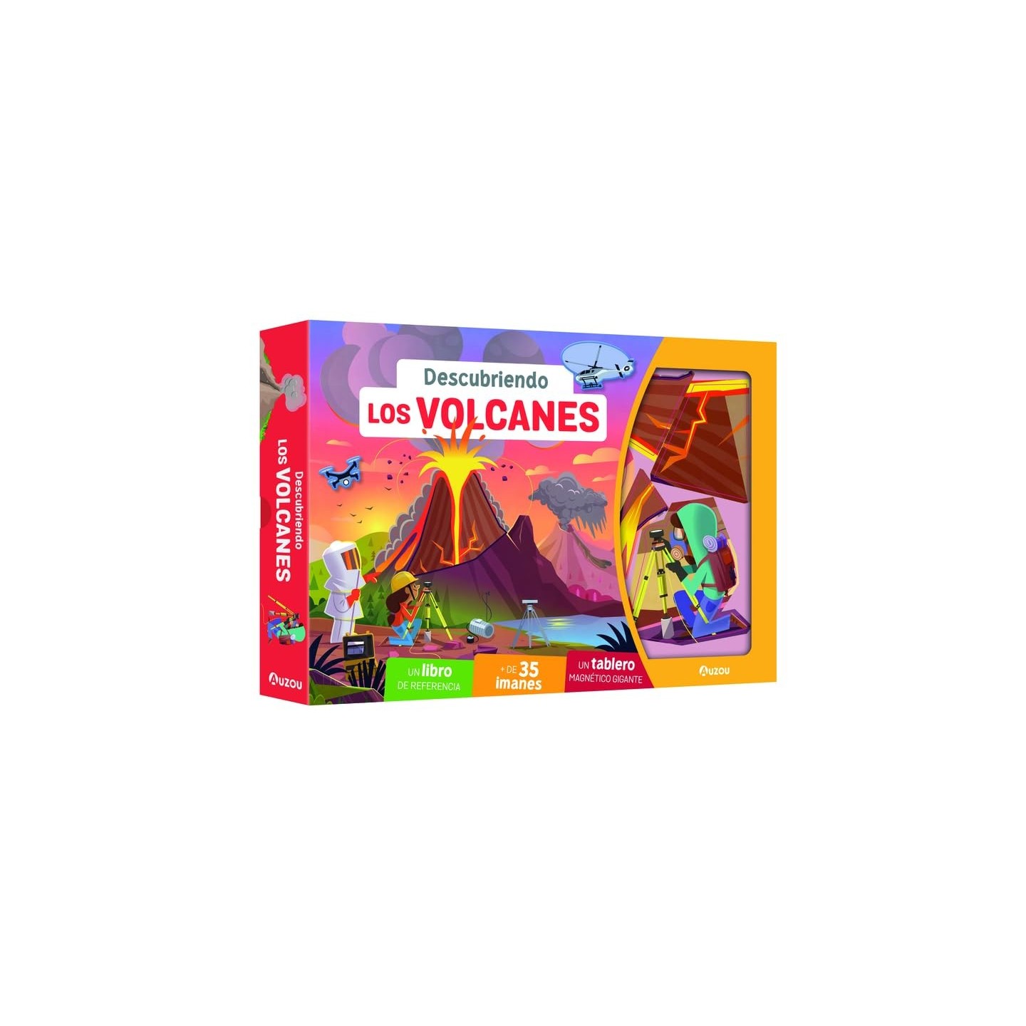 Descubriendo los volcanes - Tablero magnético