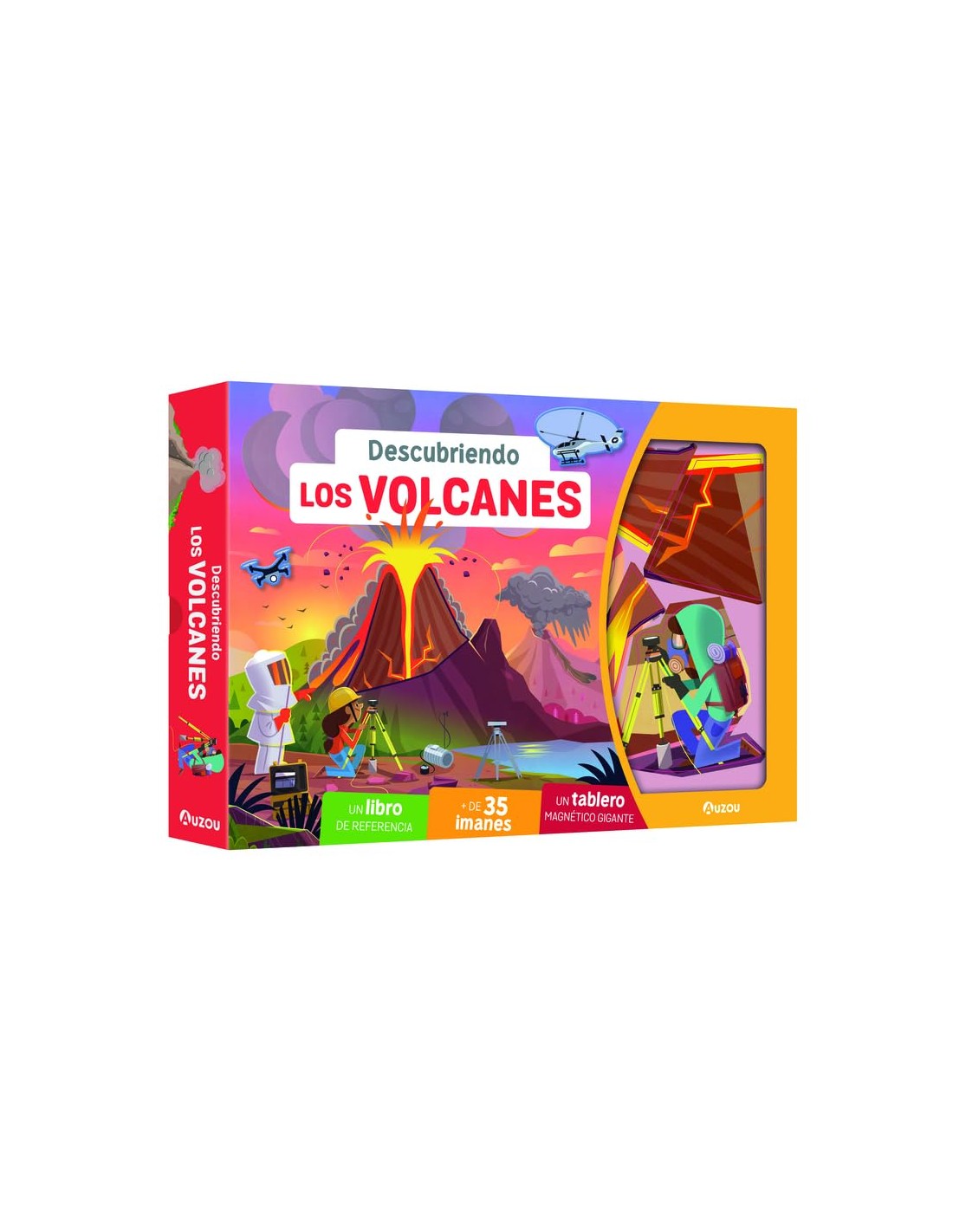 Descubriendo los volcanes - Tablero magnético