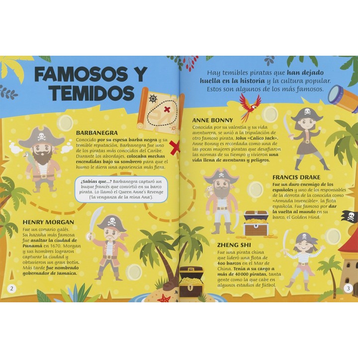 Piratas de récord con pegatinas