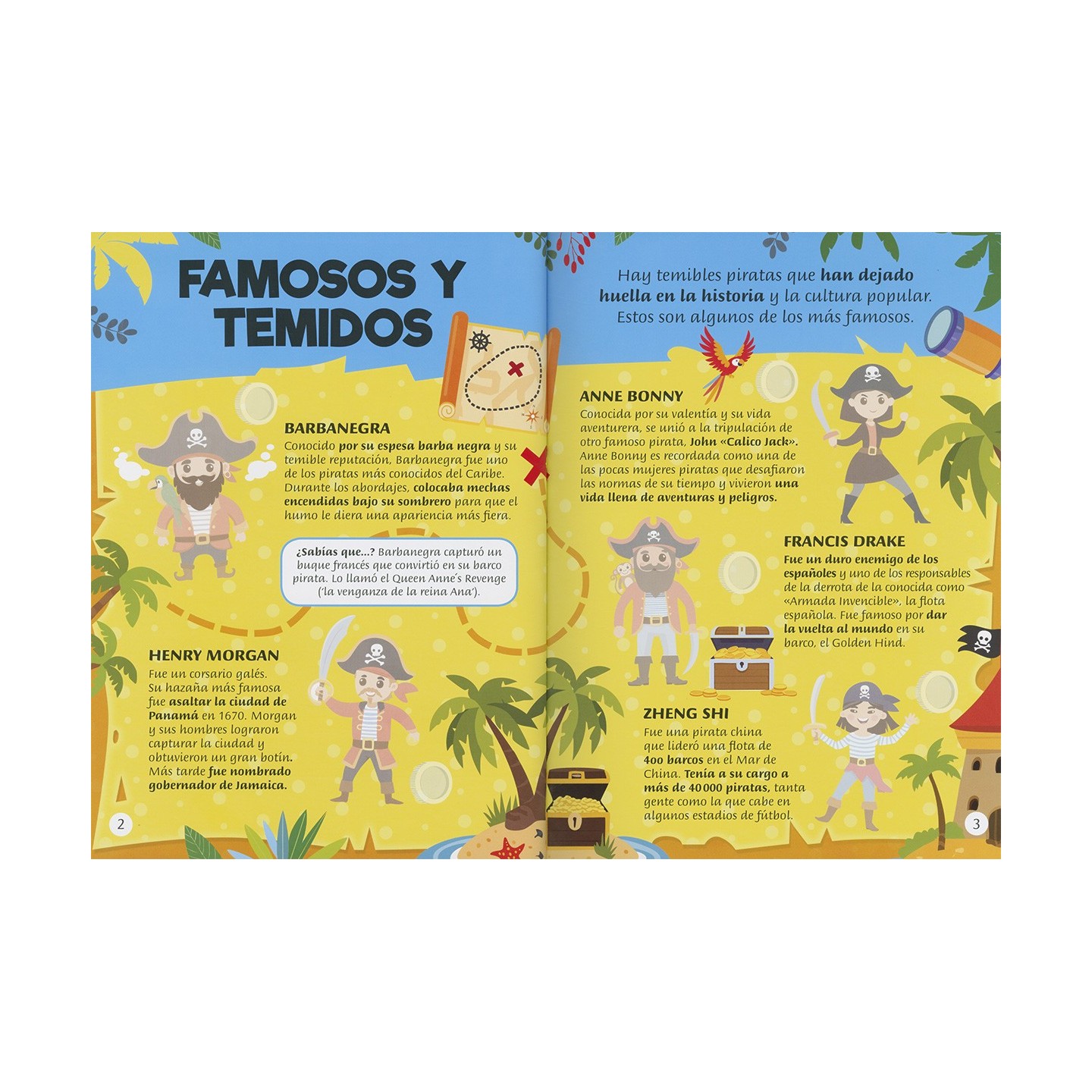 Piratas de récord con pegatinas