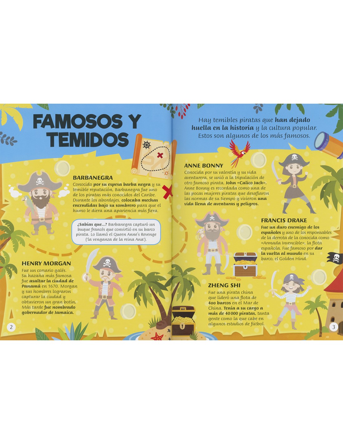Piratas de récord con pegatinas