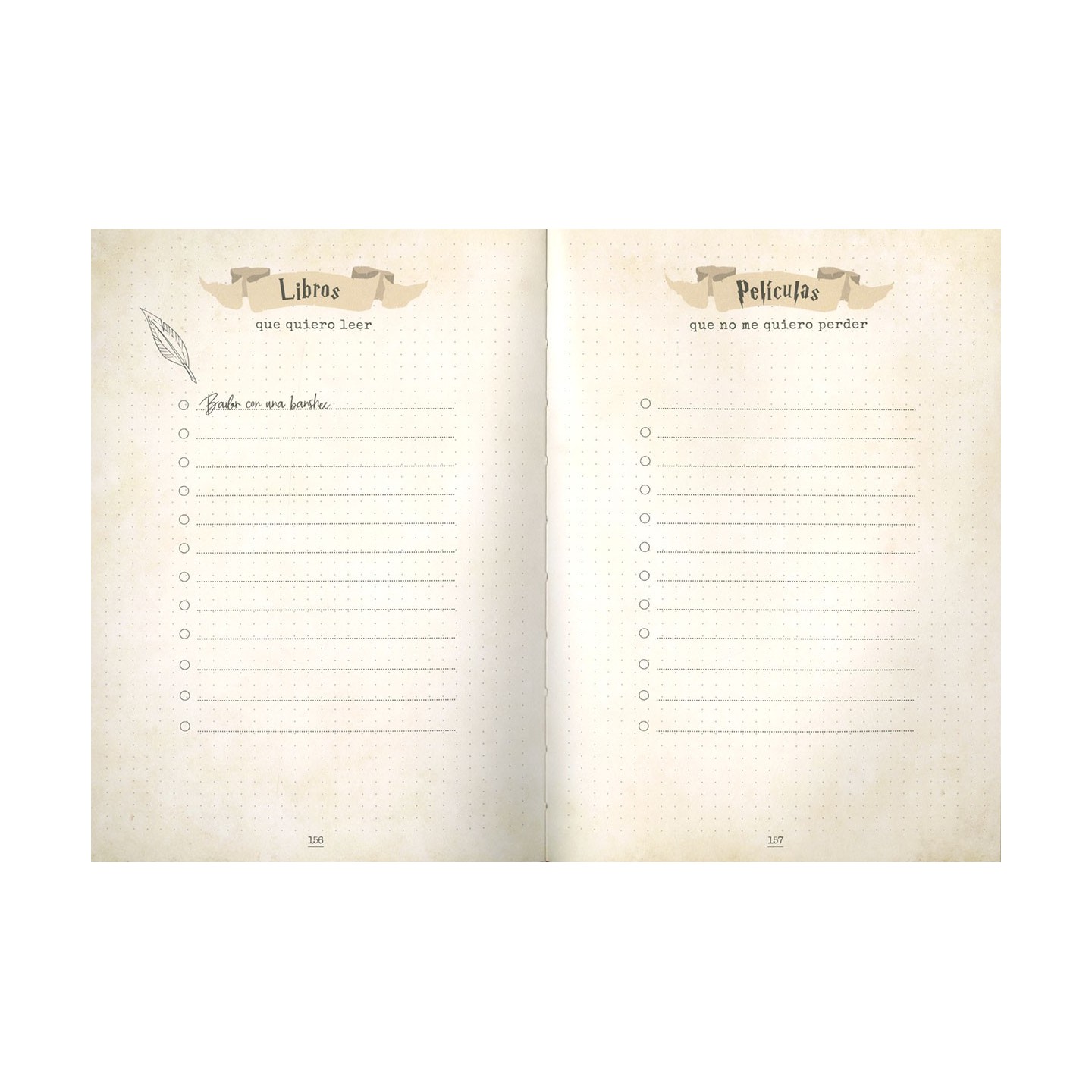 Mi mágico Bullet Journal para fans de Potter