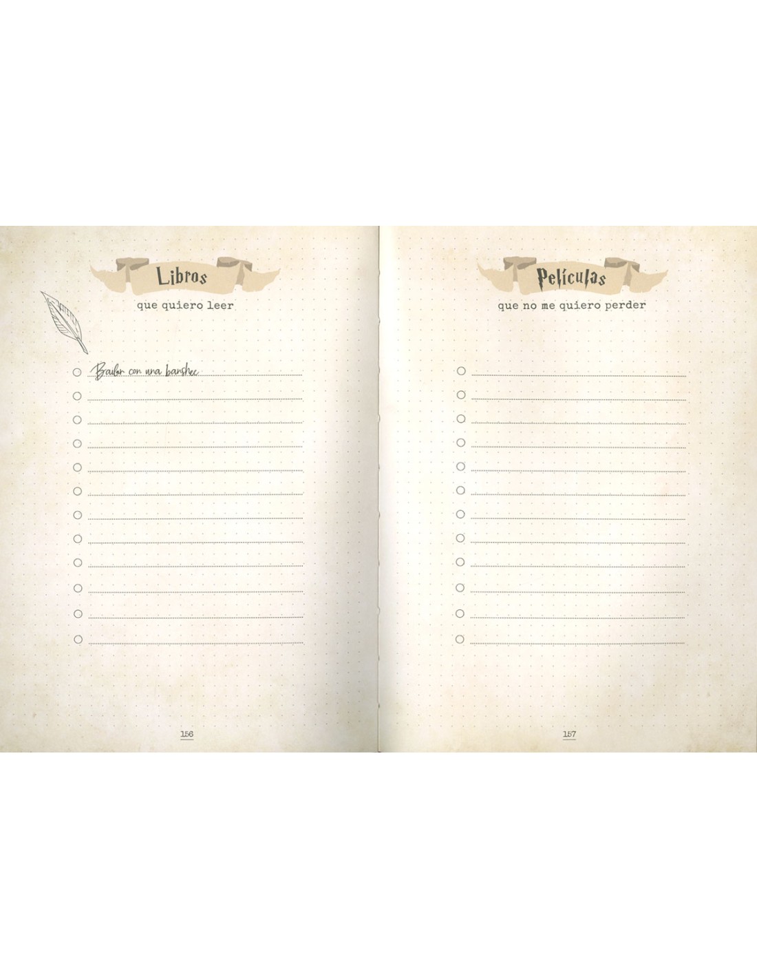 Mi mágico Bullet Journal para fans de Potter