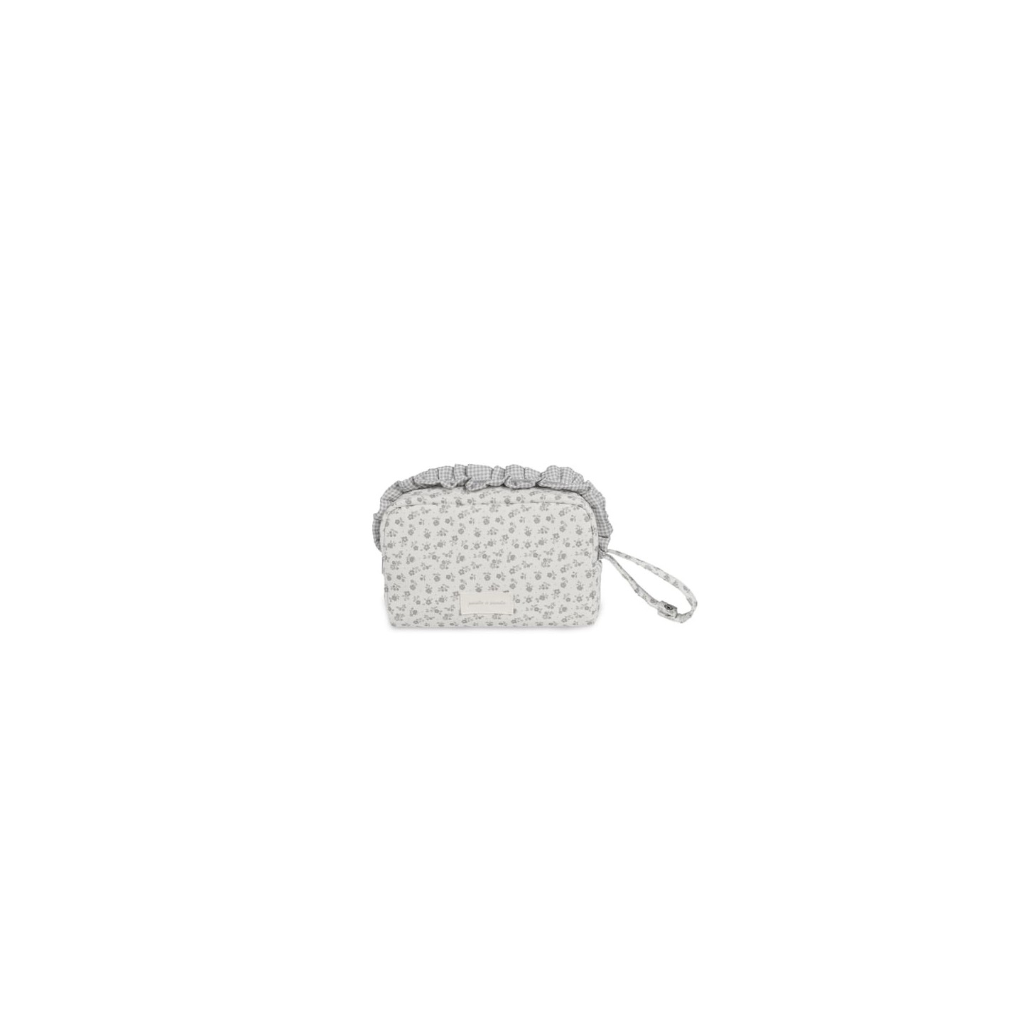 Neceser Little Bloom Flor Gris