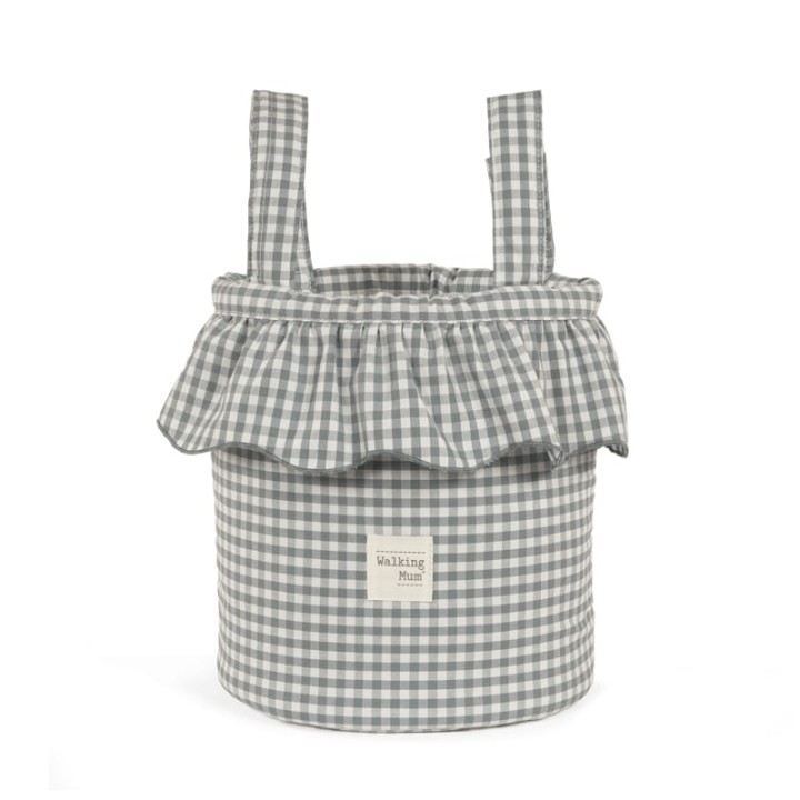 Bolso Bucket Praliné Vichy Matcha