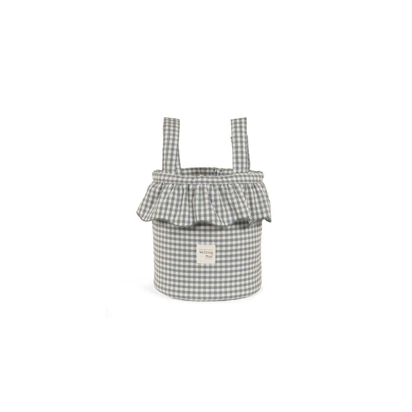 Bolso Bucket Praliné Vichy Matcha