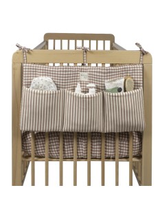 Organizador Cuna Praliné Vichy/Rayas Moka 2