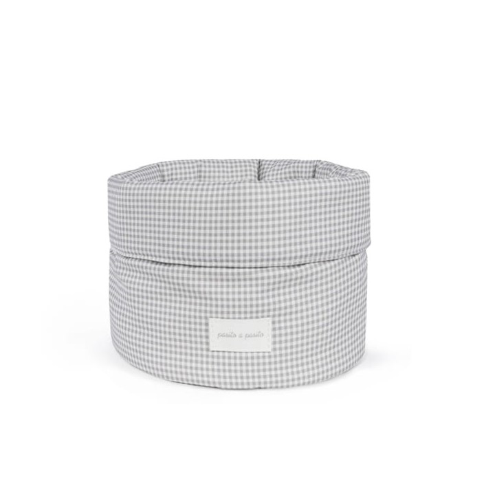 Cestito Home Little Bloom Vichy Gris