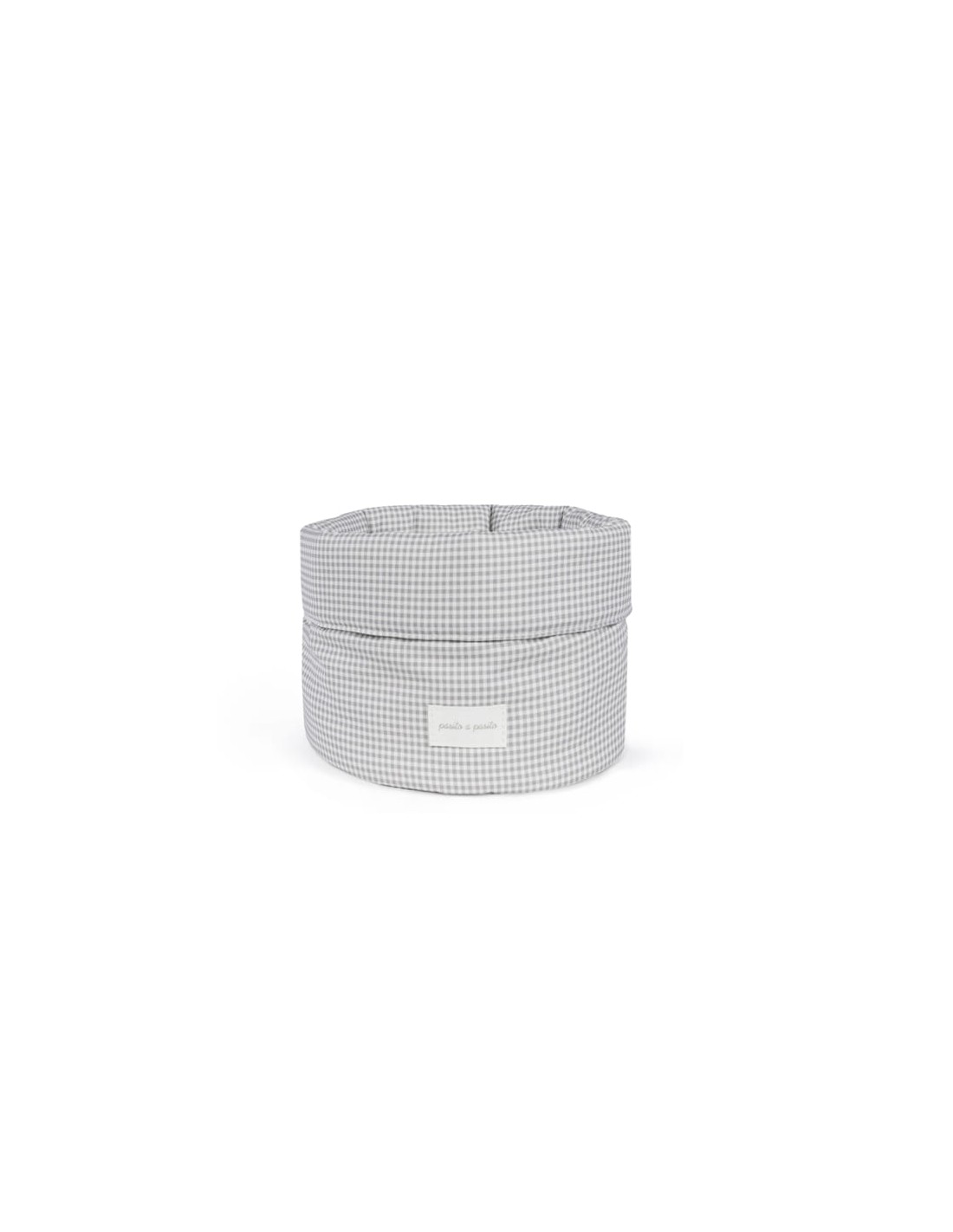 Cestito Home Little Bloom Vichy Gris