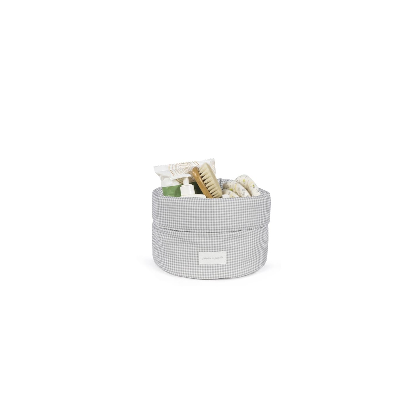 Cestito Home Little Bloom Vichy Gris
