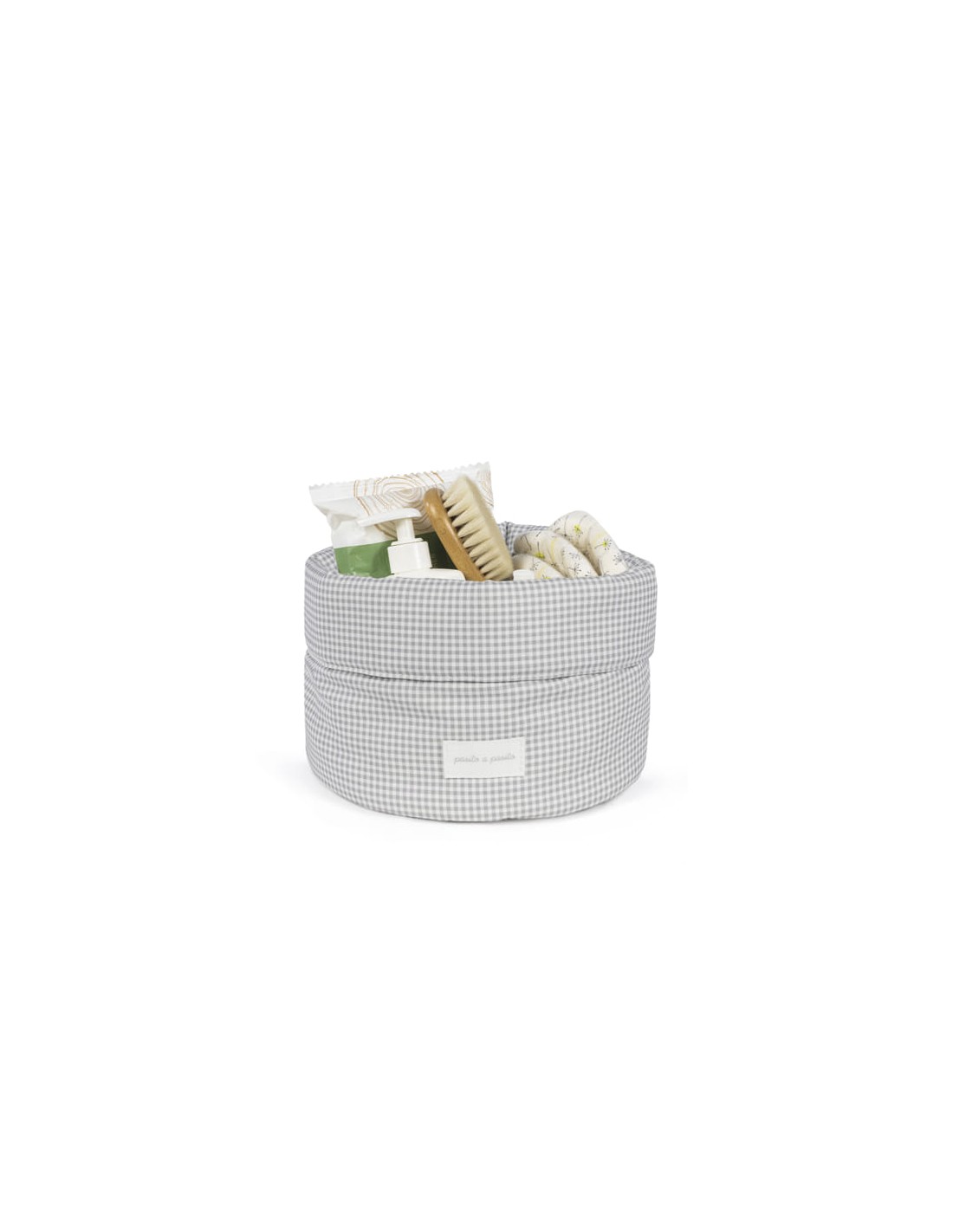 Cestito Home Little Bloom Vichy Gris