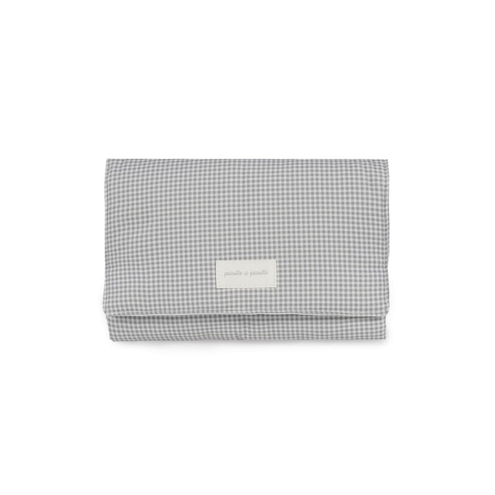 Cambiador Little Bloom Vichy Gris