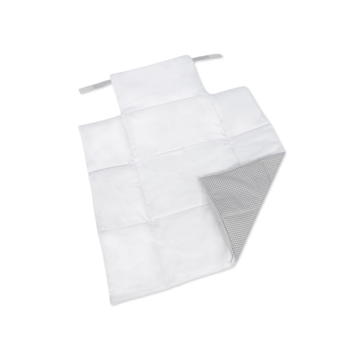 Cambiador Little Bloom Vichy Gris