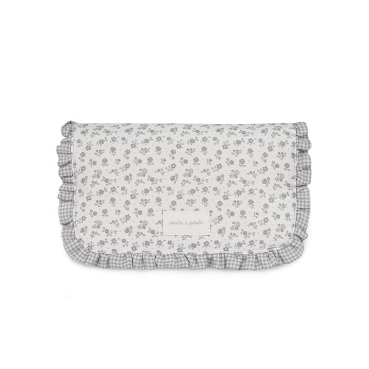 Cambiador Little Bloom Flor Gris