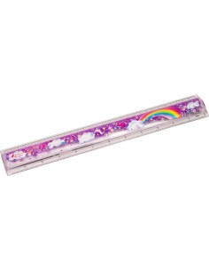 Regla con purpurina Unicorn Paradies