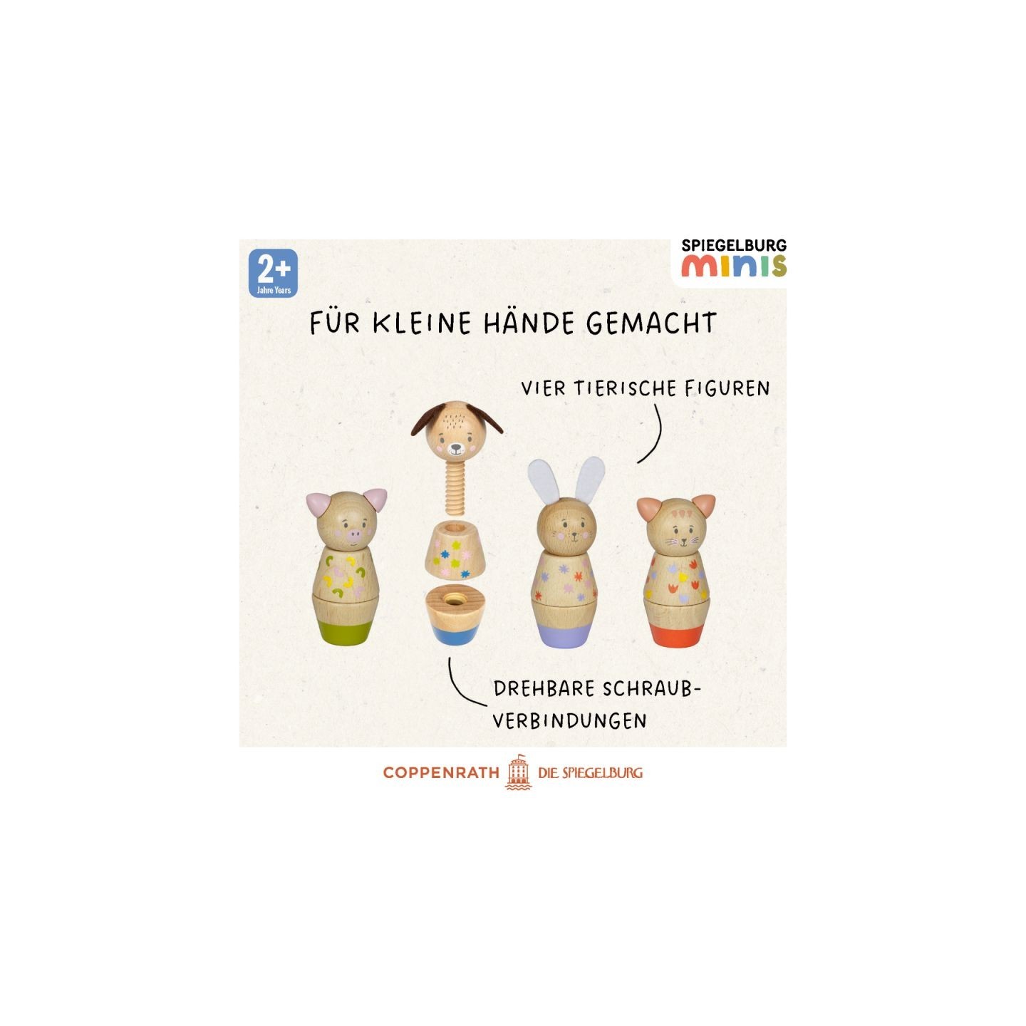 Figuras para Enroscar de madera
