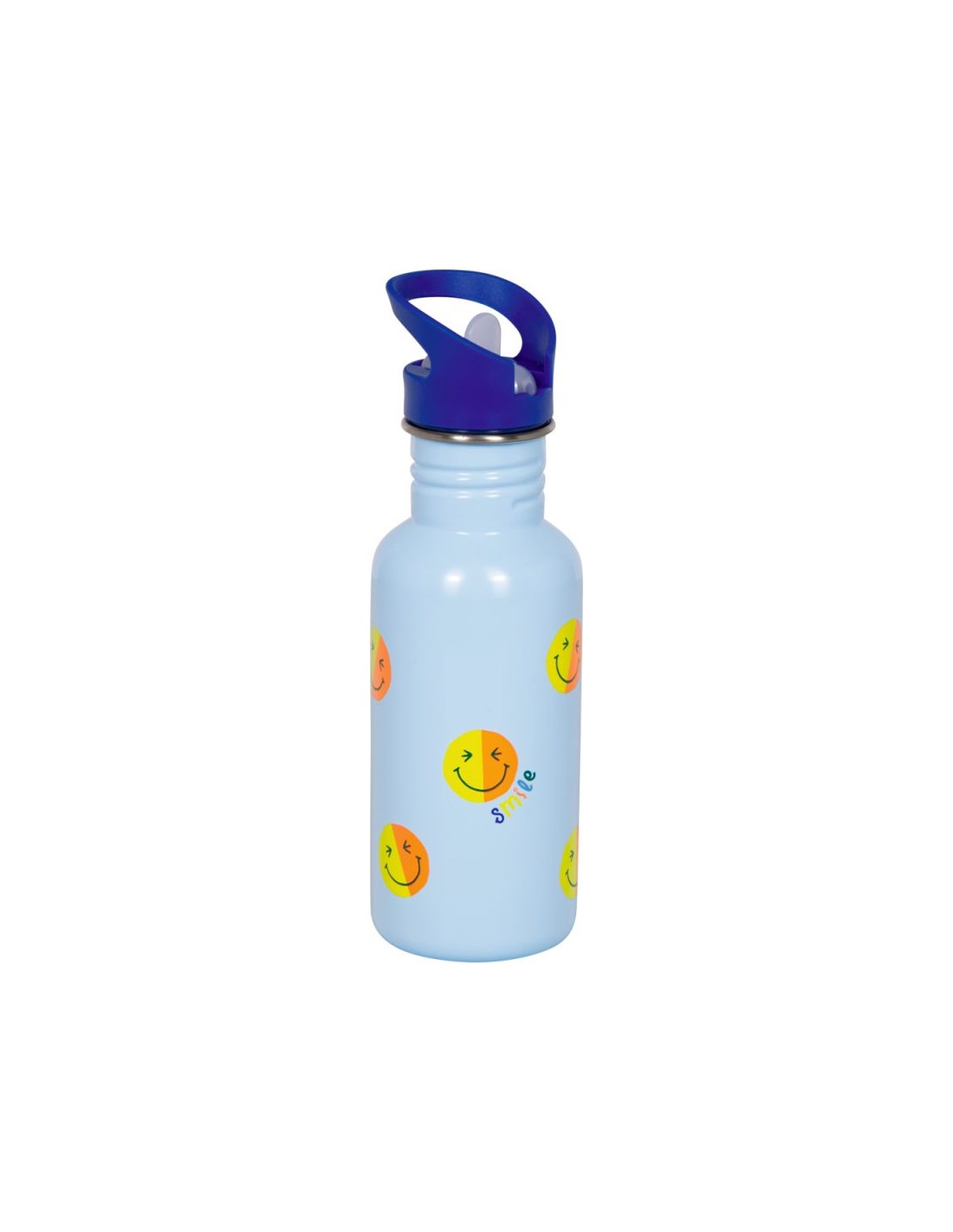 Botella de Acero Inoxidable Happy Face 500ml