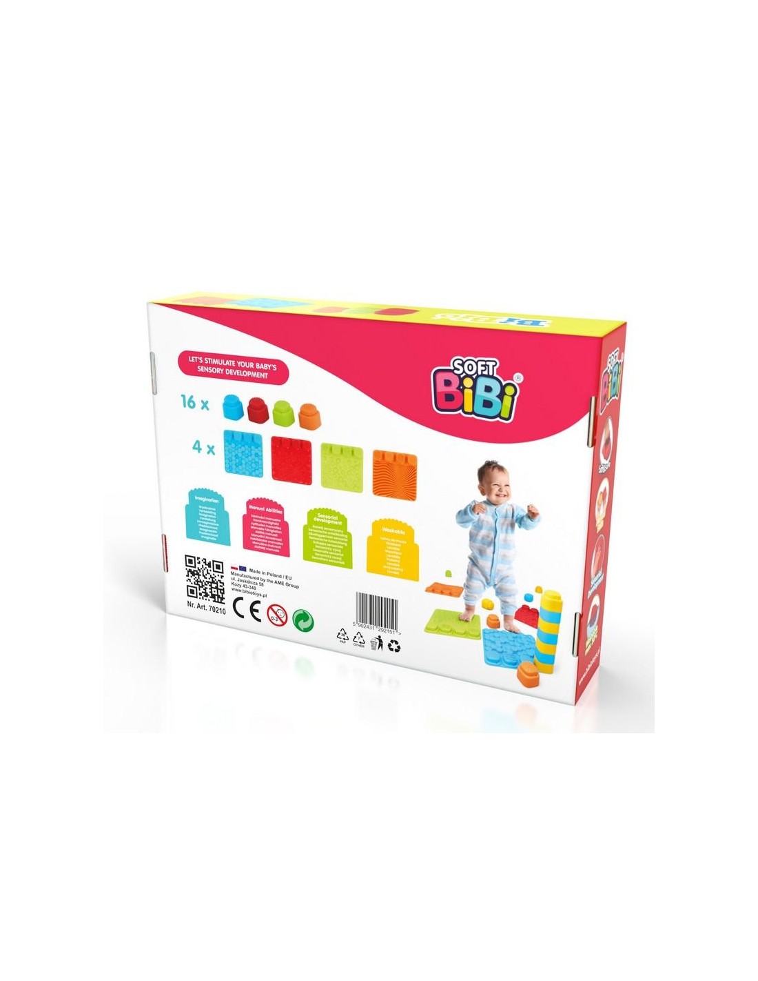 Soft Bibi Sensory Path 6 Piezas
