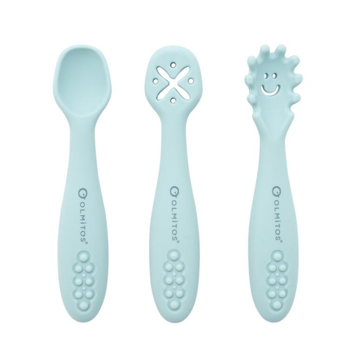 Set Cubiertos Aprendizaje Azul