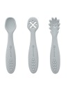 Set Cubiertos Aprendizaje Gris