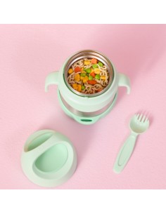 Termo con cuchara/tenedor 335 ml - Spearmint 2