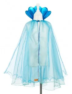 Capa Sirenita Maryola Azul 5-7 Años