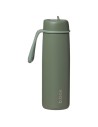 Botella térmica con boquilla plegable y asa 690ml - Olive