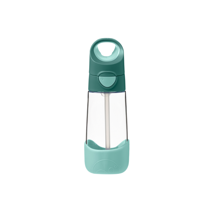 Botella de Tritán con Pajita 450ml - Emerald Forest