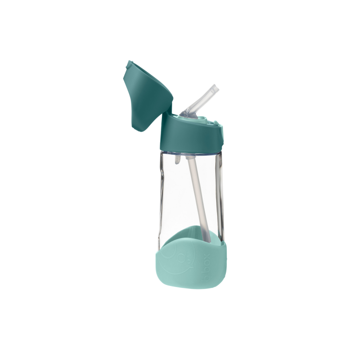 Botella de Tritán con Pajita 450ml - Emerald Forest