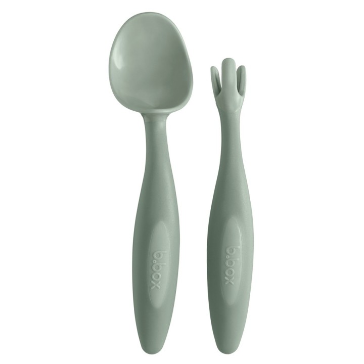 Cubiertos infantiles con cajita - Sage