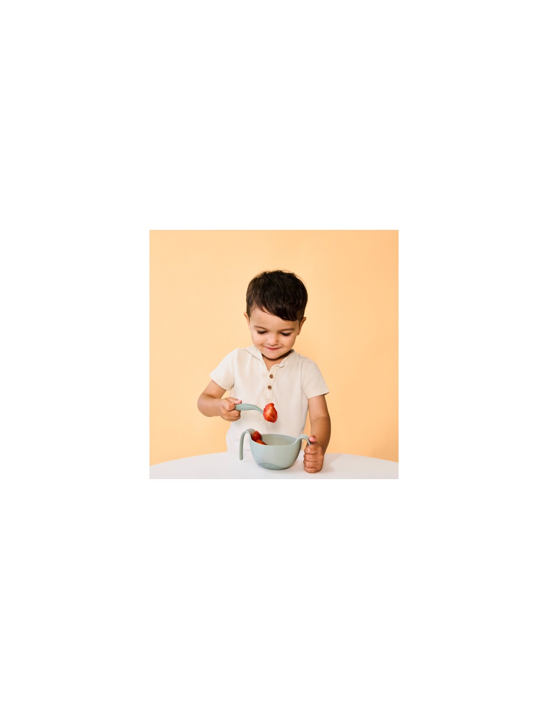 Cubiertos infantiles con cajita - Sage