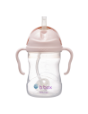 Taza con pajita flexible con pesa - Blush