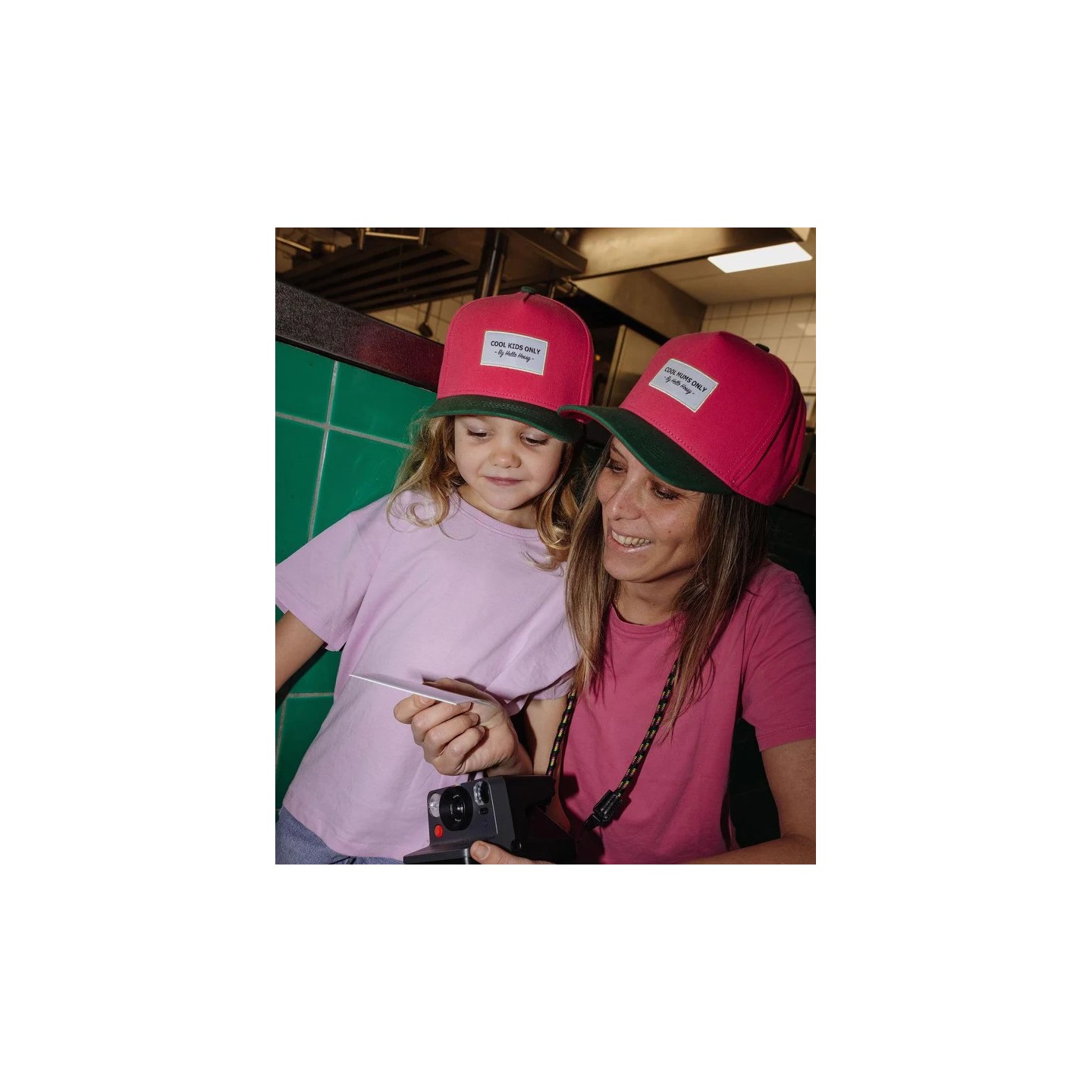 Gorra Camionero Mamá Mini Fuchsia