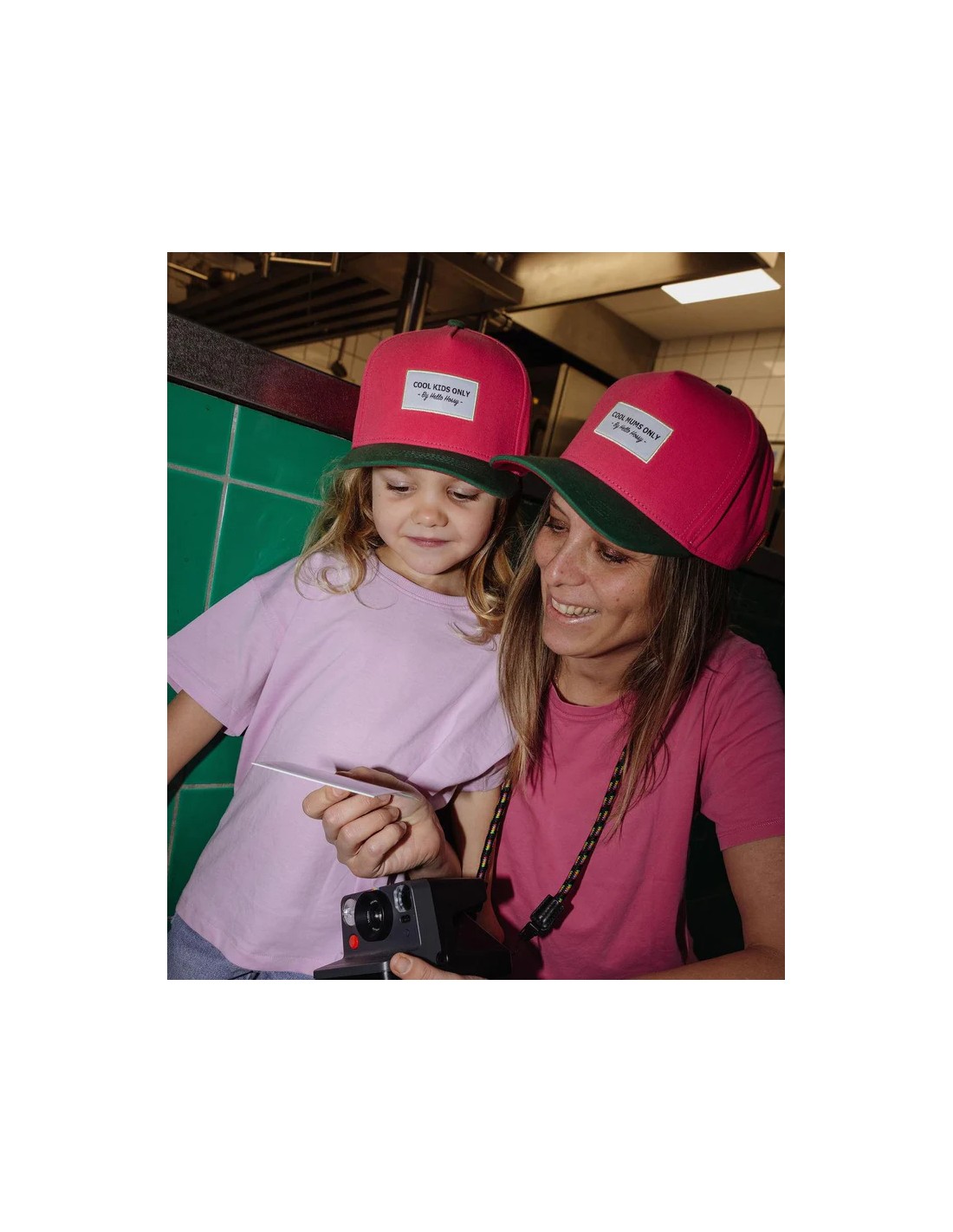 Gorra Camionero Mamá Mini Fuchsia