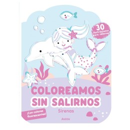 Coloreamos sin salirnos. Sirenas