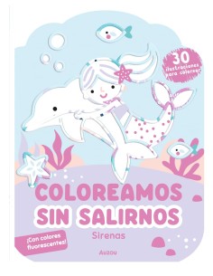 Coloreamos sin salirnos. Sirenas
