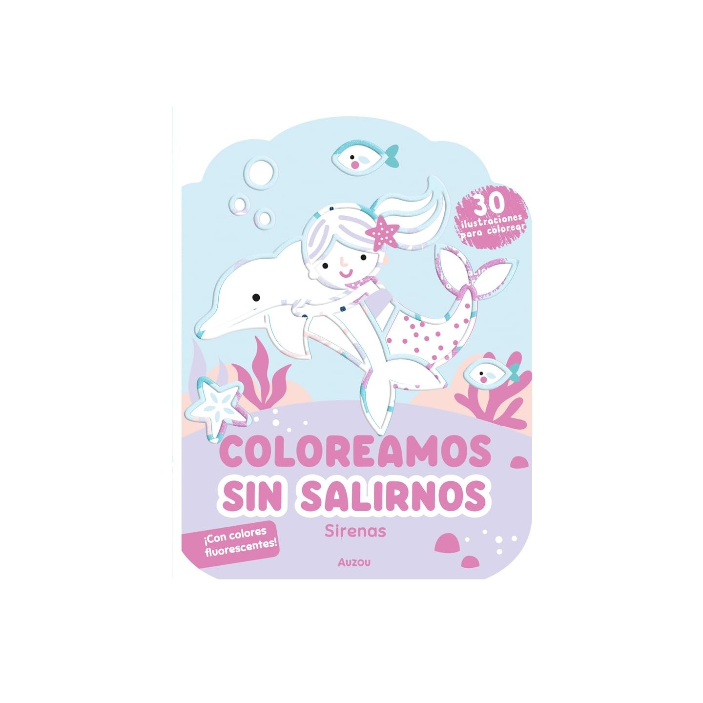 Coloreamos sin salirnos. Sirenas
