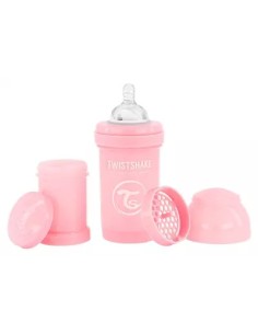 Biberon Twistshake 180 ml Rosa Pastel