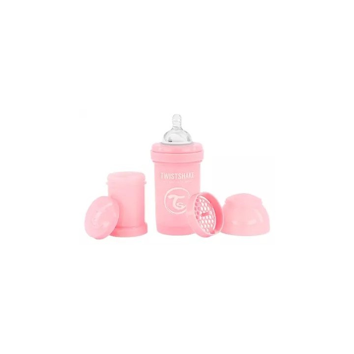 Biberon Twistshake 180 ml Rosa Pastel