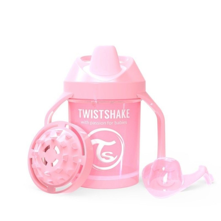 Taza Mini Cup 230 ml Twistshake Rosa Pastel